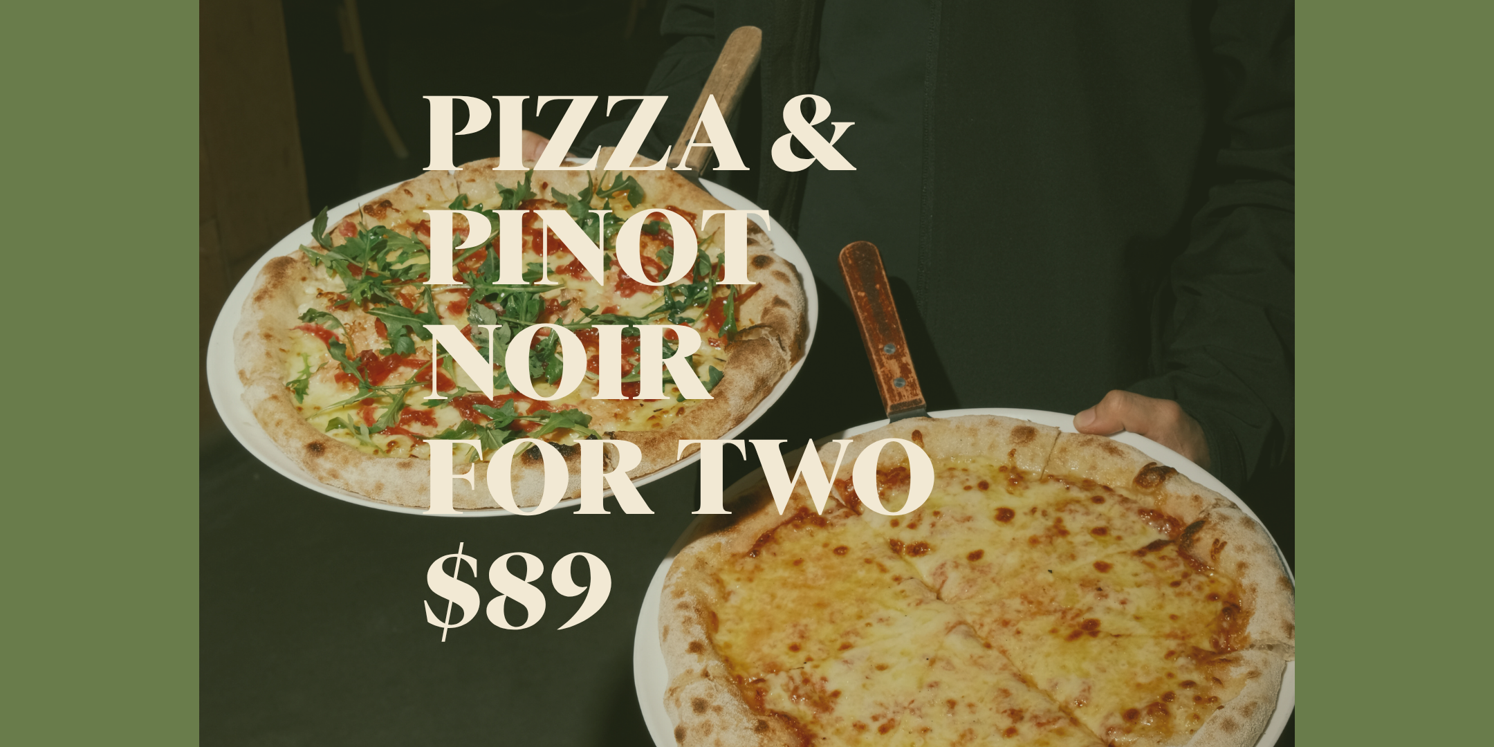 May Offer: Pizza and Pinot Noir for Two - $89