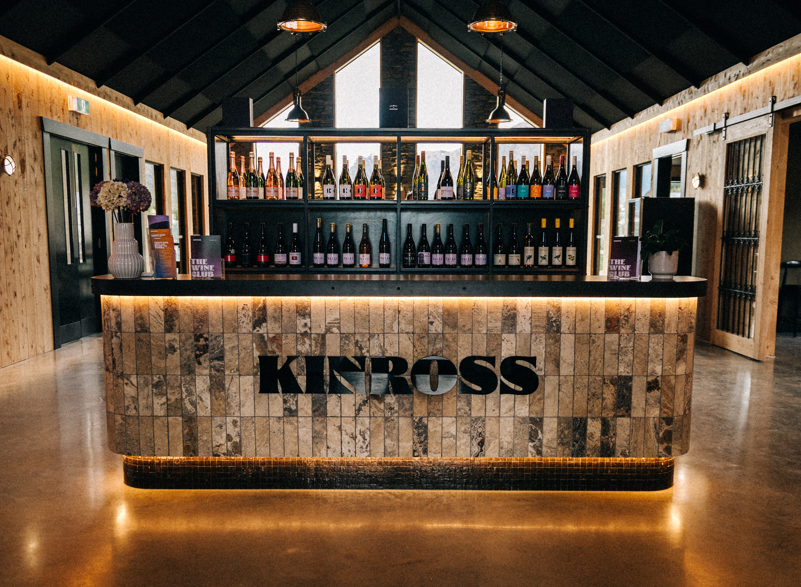 Kinross Cellar Door, Gibbston Central Otago.