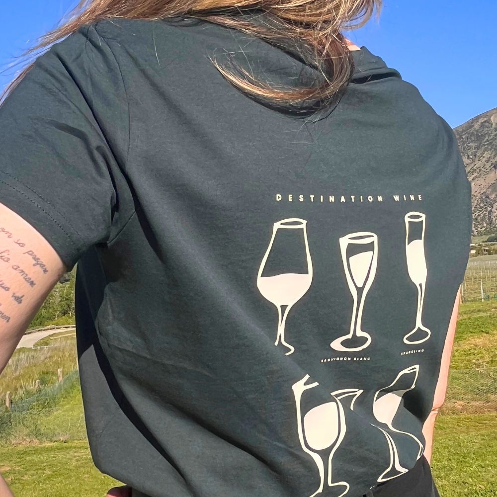 Kinross T-Shirt - Wine Glasses - Woman