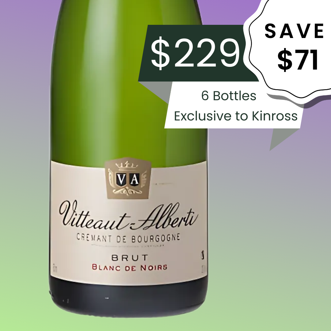 Crémant de Bourgogne Vitteaut-Alberti, Blanc de Noirs (NZ only) - 6 bottles Subscription & case special