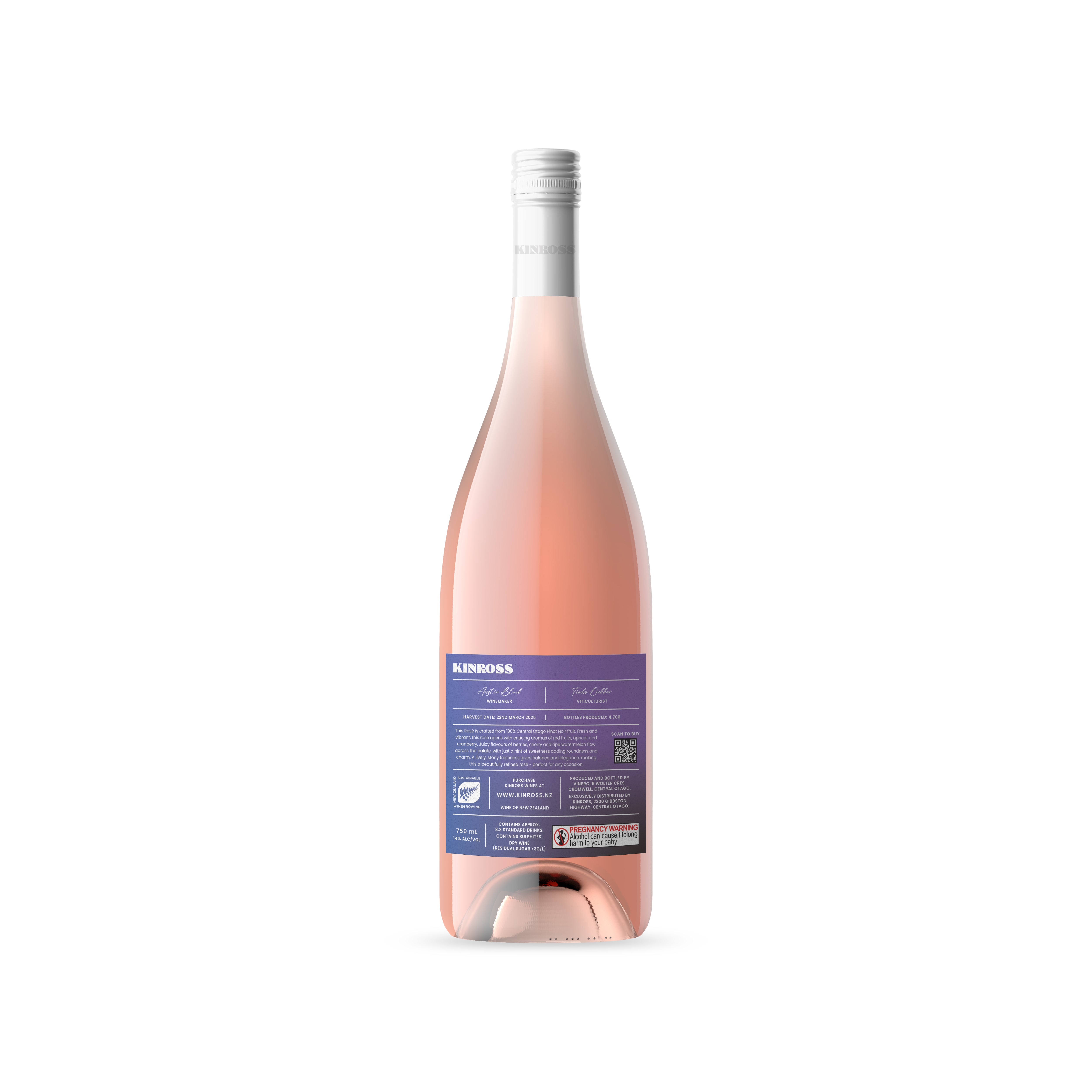 Kinross 'Luminaire' Central Otago Pinot Noir Rosé 2025