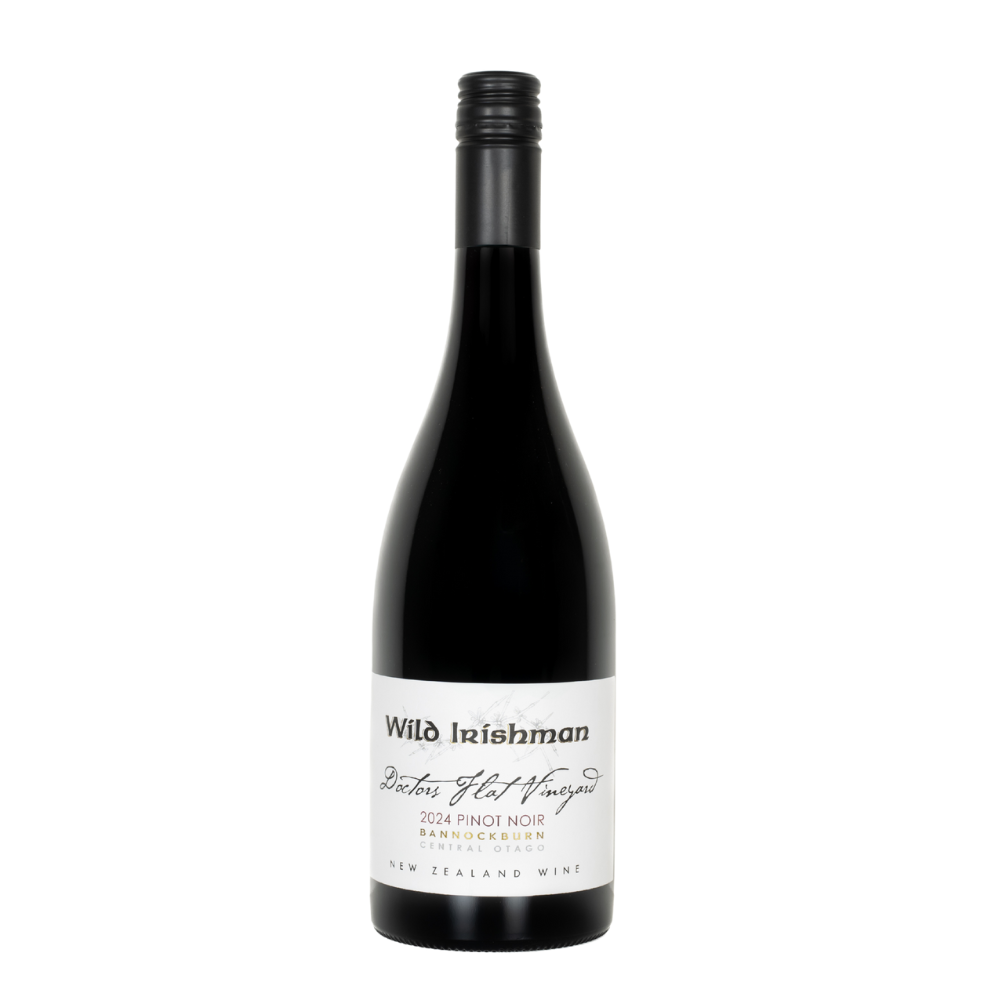 Wild Irishman Doctors Flat Bannockburn Pinot Noir bottle shot 2024
