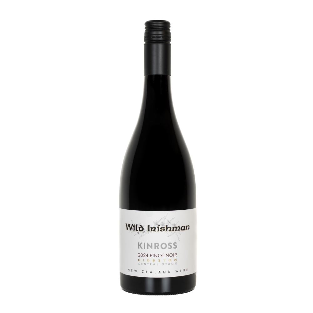 Wild Irishman Kinross Gibbston Pinot Noir 2024 bottle shot