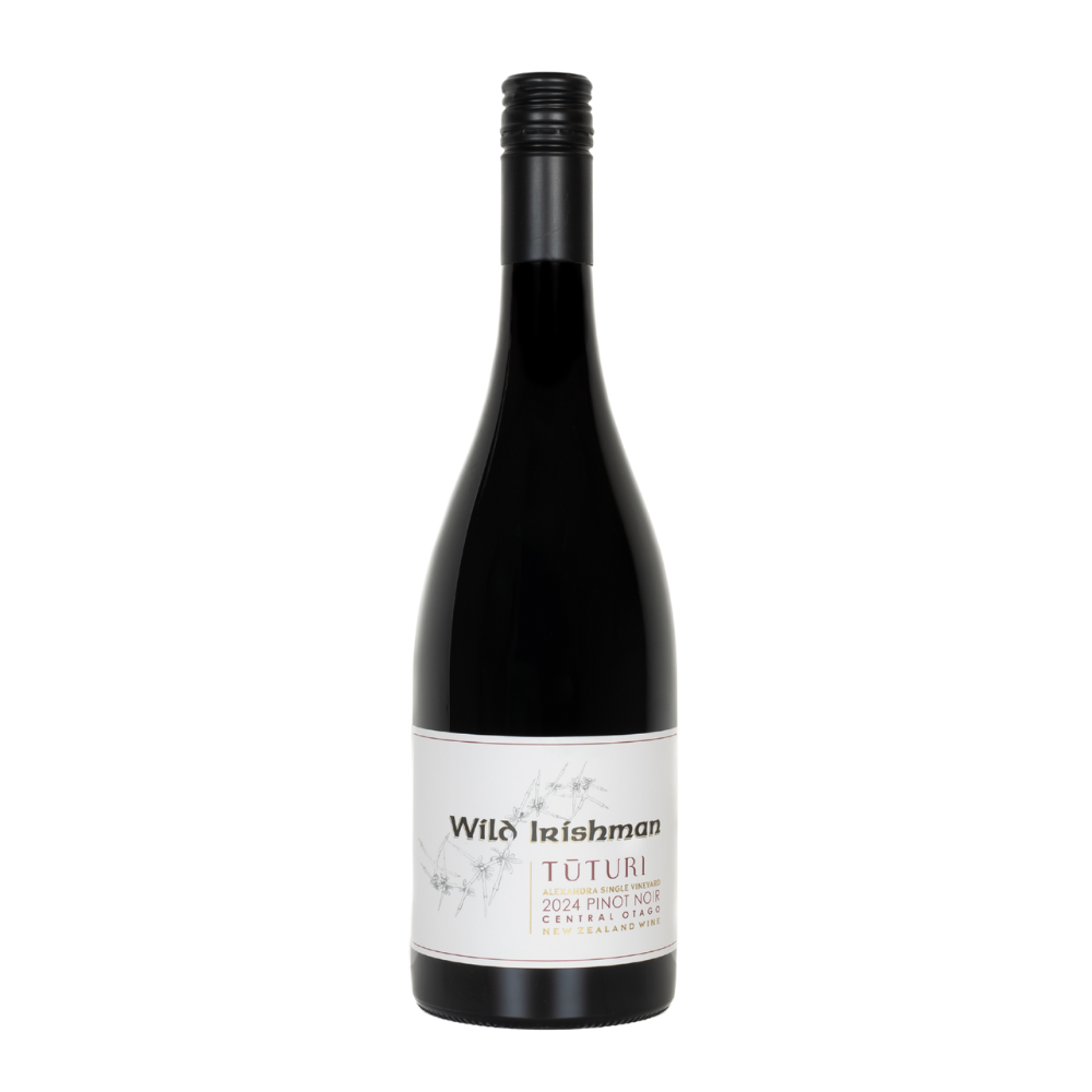 Wild Irishman Tuturi Alexandra Pinot Noir 2024 bottle shot