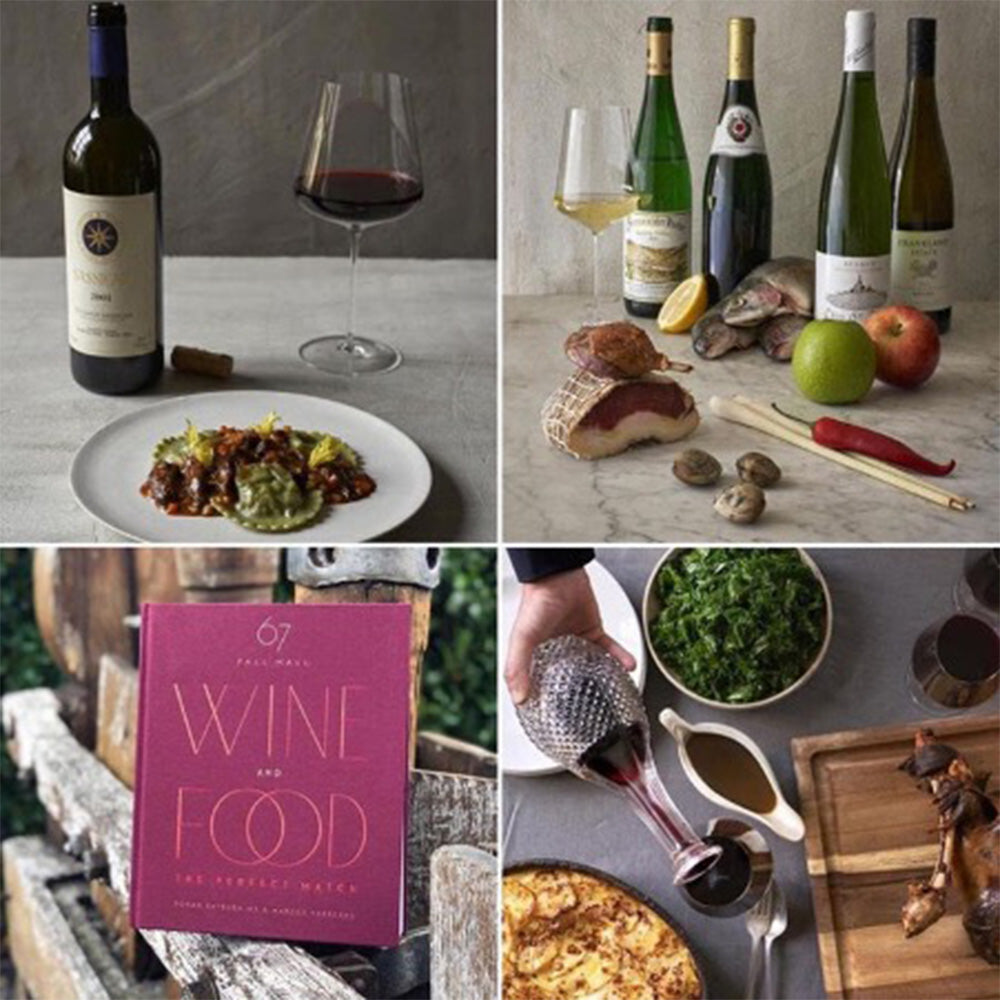 Wine and Food. The Perfect Match." - An expert guide by 67 Pall Mall Book