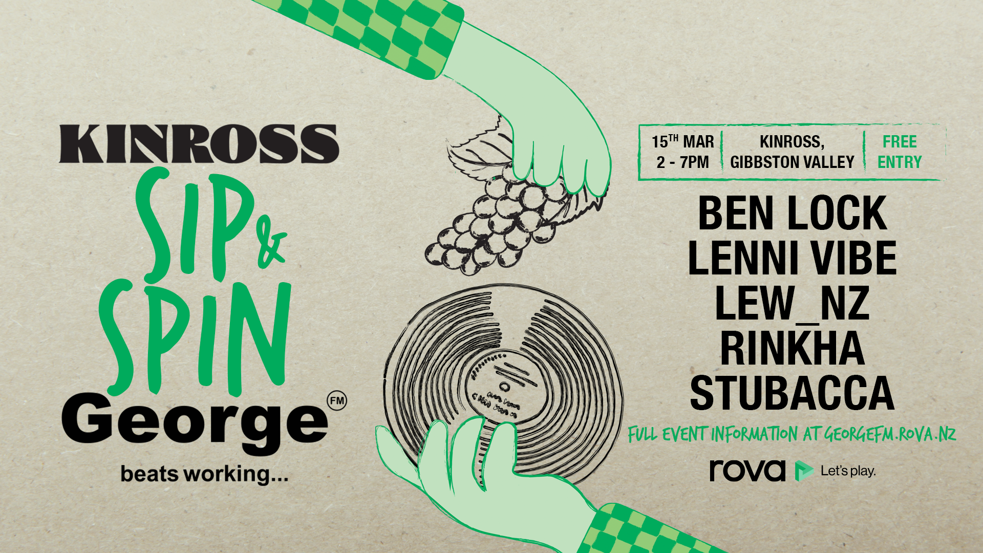 2024 - Sip & Spin: Kinross X George FM