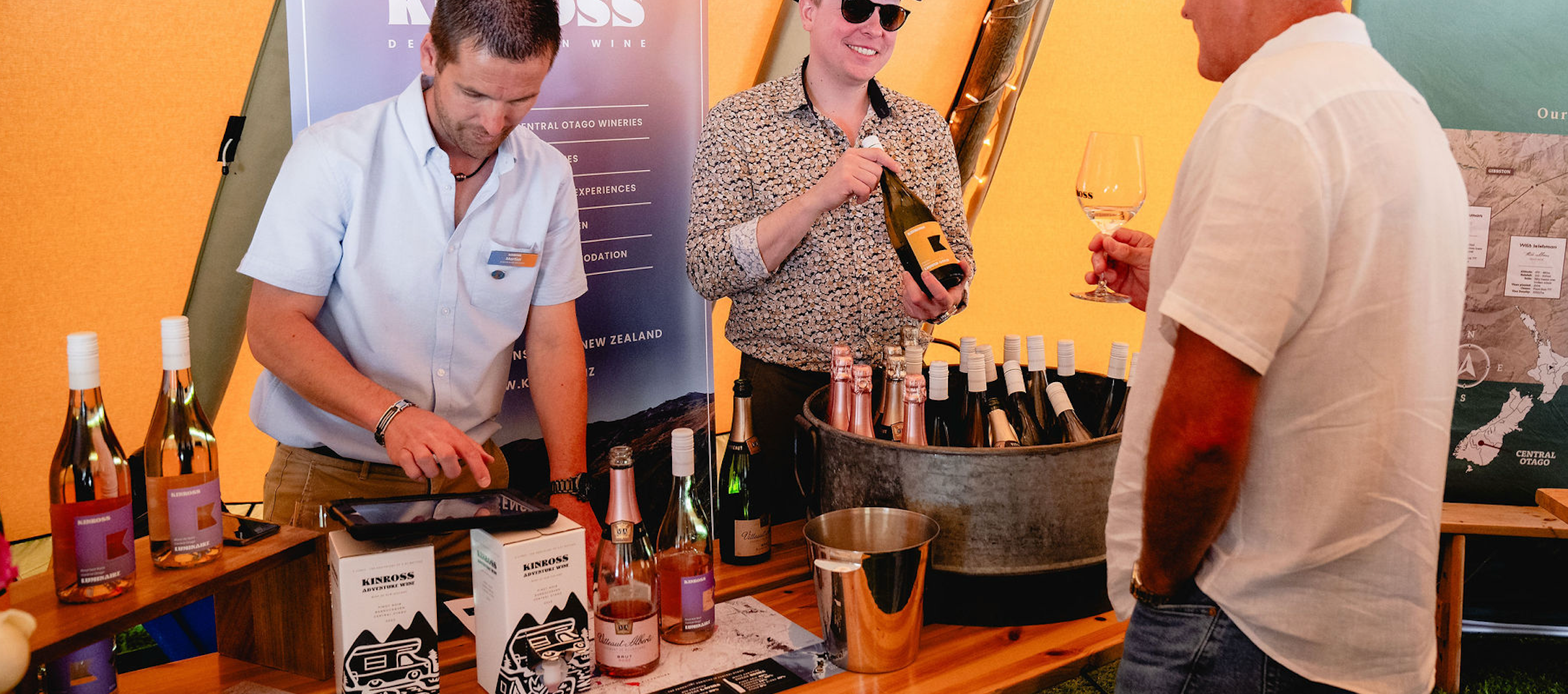 The First Pour 2024 at Kinross Vintage Release event   
