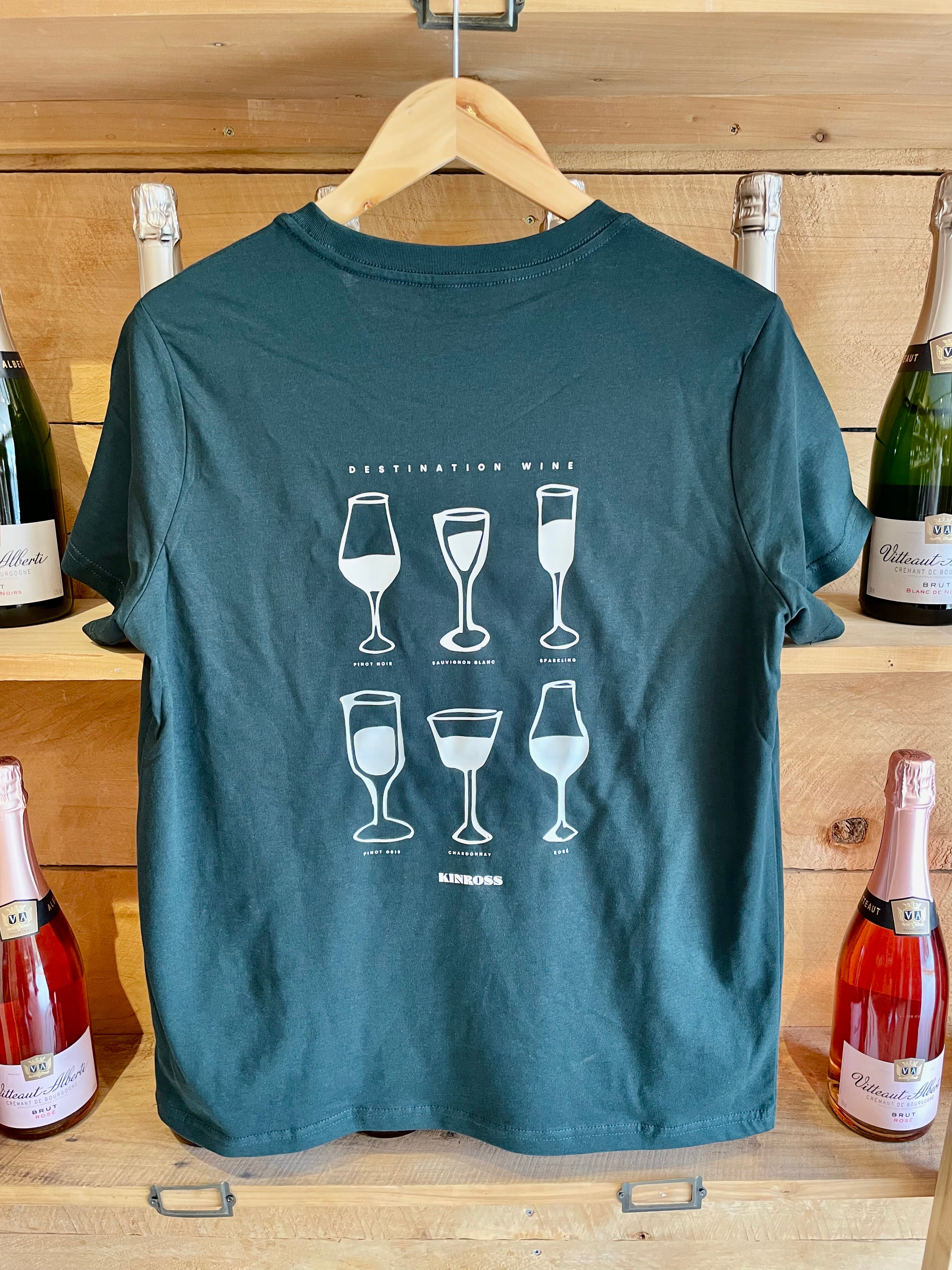 Kinross T-Shirt - Wine Glasses - Men